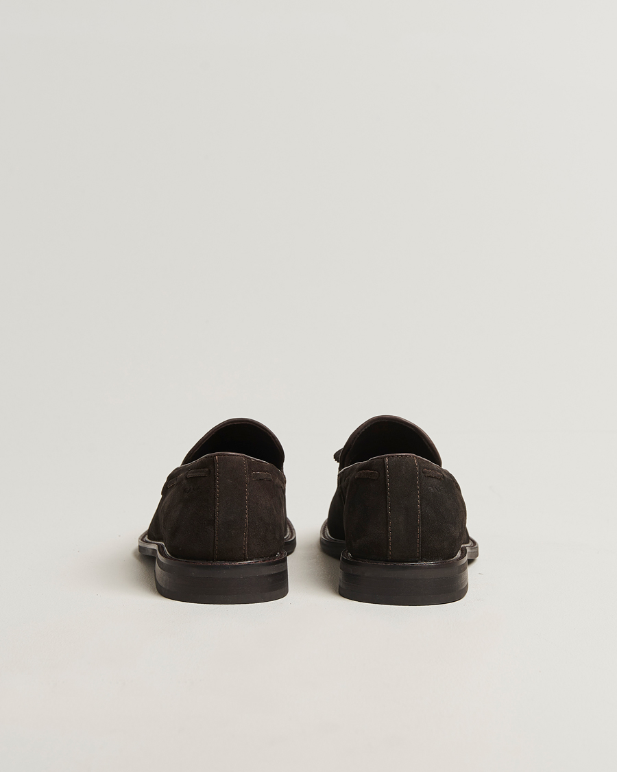 Homme | GANT Lozham Suede Tassle Loafer Dark Brown | GANT | Lozham Suede Tassle Loafer Dark Brown