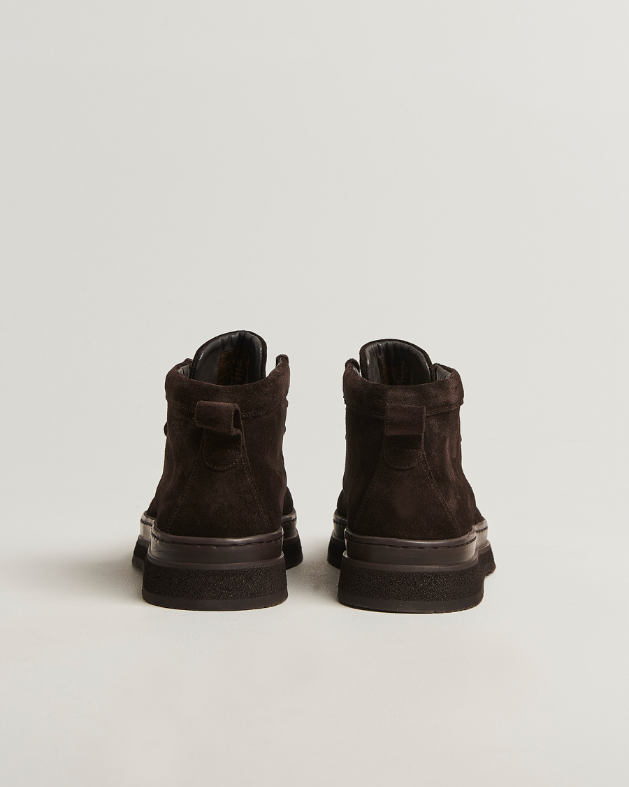 Homme | Bottes | Gant | Blistown Suede Moc Toe Boot Espresso Brown