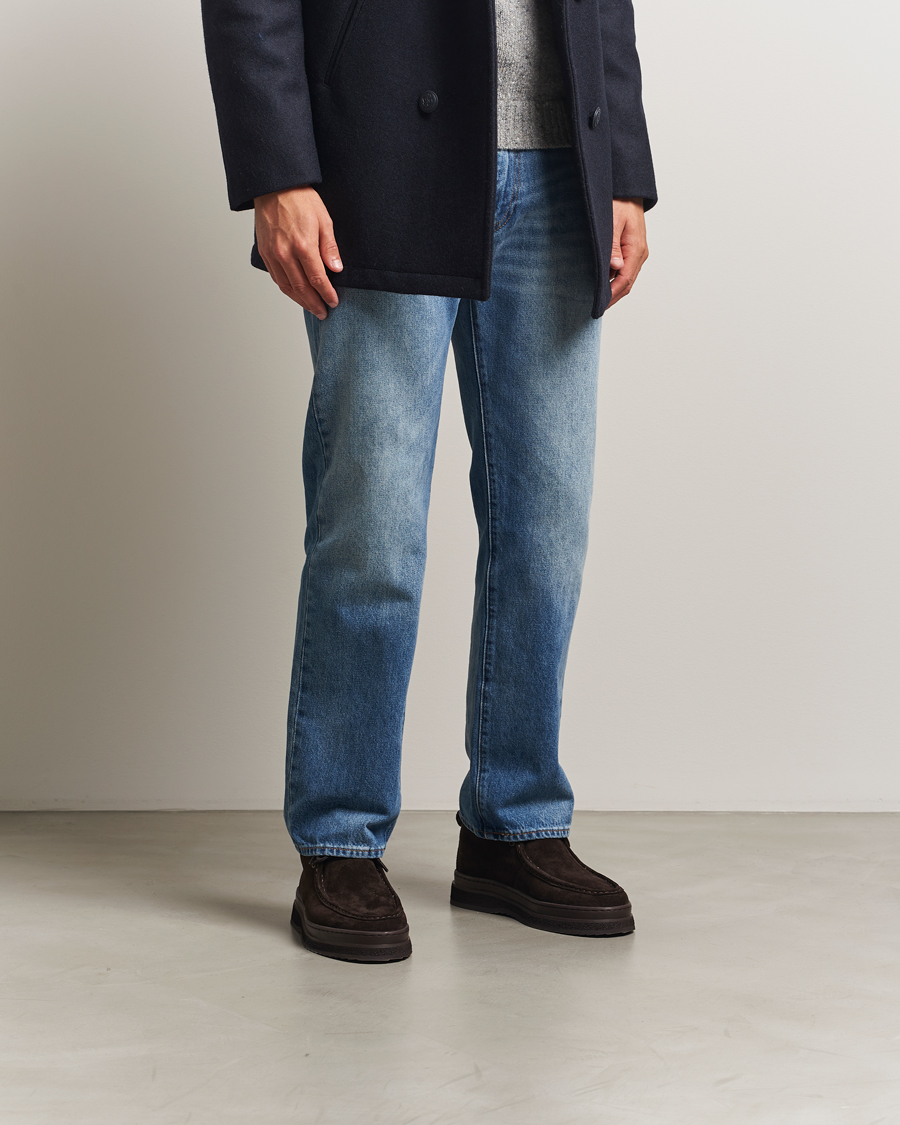 Homme | Bottes | Gant | Blistown Suede Moc Toe Boot Espresso Brown