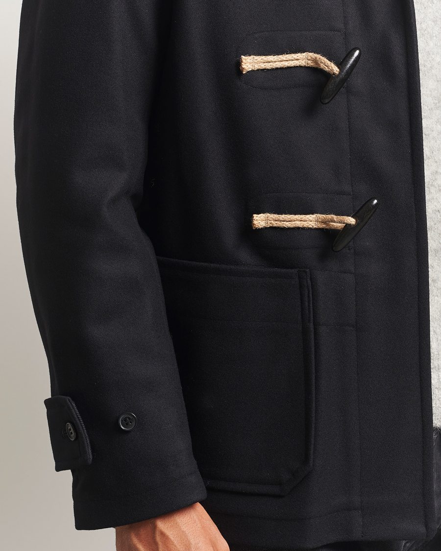 Homme | Manteaux Et Vestes | Gloverall | Shawl Collar Duffle Jacket Black