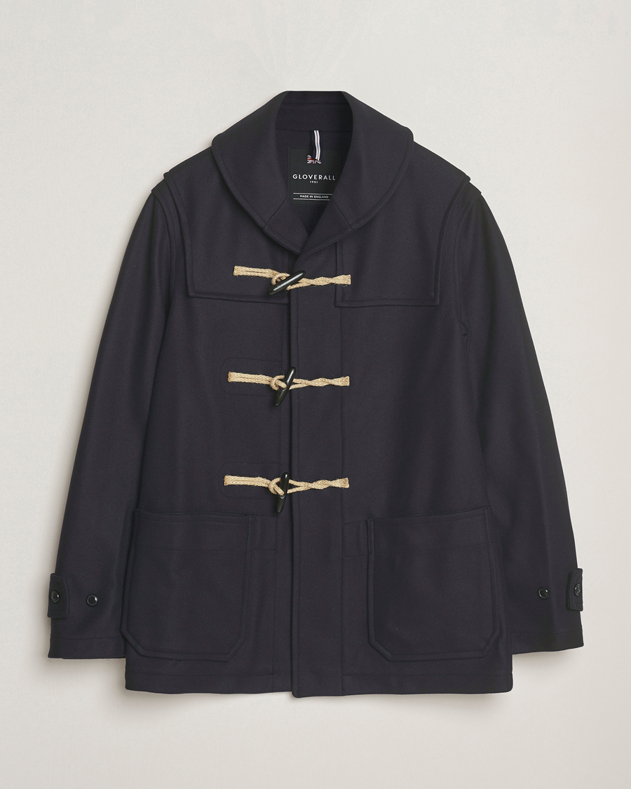 Homme | Manteaux Et Vestes | Gloverall | Shawl Collar Duffle Jacket Navy