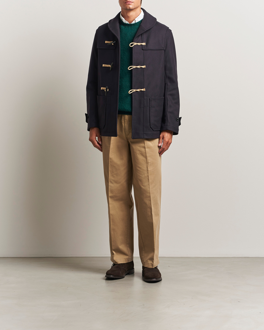 Homme | Manteaux Et Vestes | Gloverall | Shawl Collar Duffle Jacket Navy