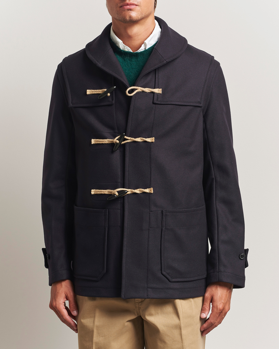 Homme | Manteaux Et Vestes | Gloverall | Shawl Collar Duffle Jacket Navy