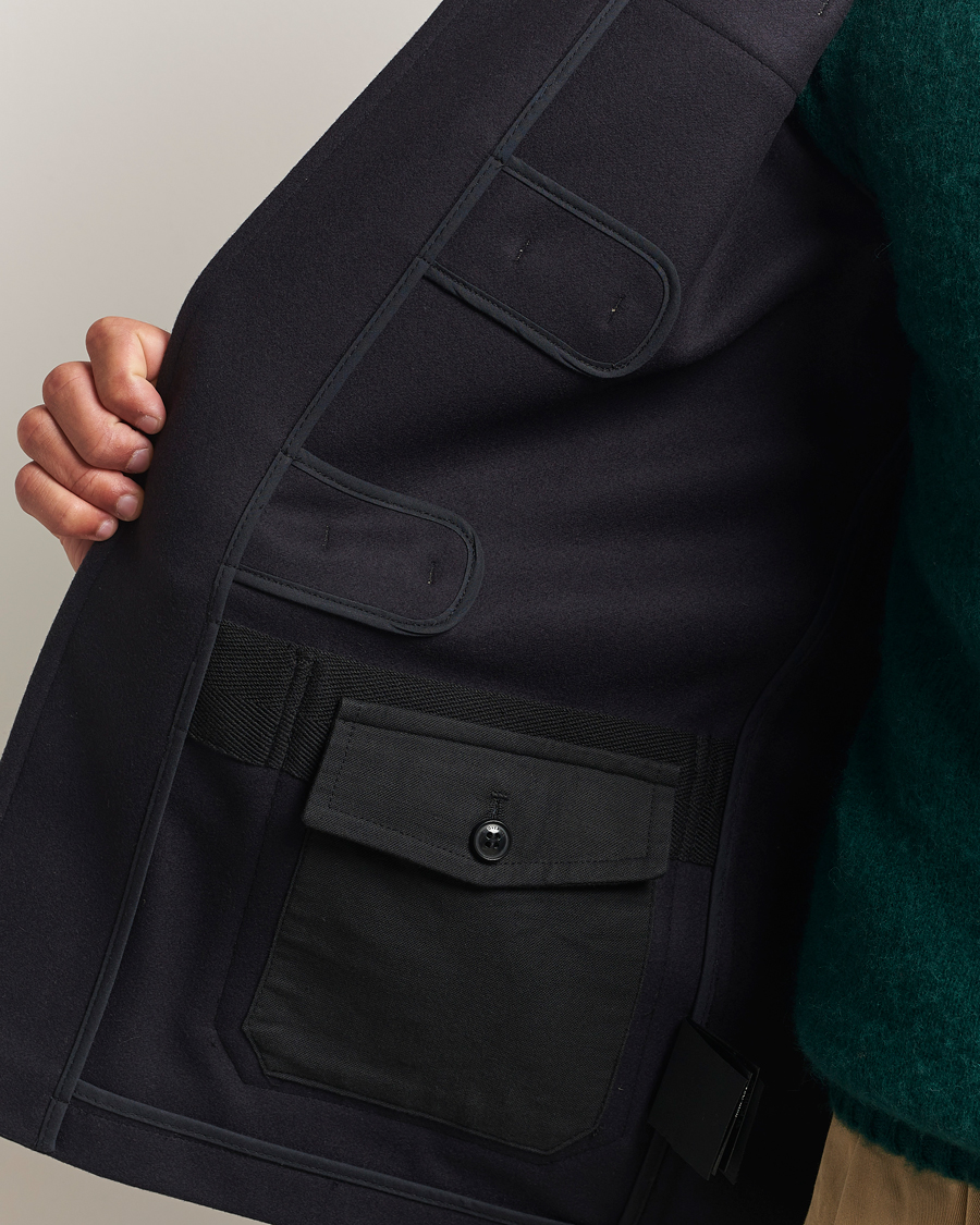 Homme | Manteaux Et Vestes | Gloverall | Shawl Collar Duffle Jacket Navy