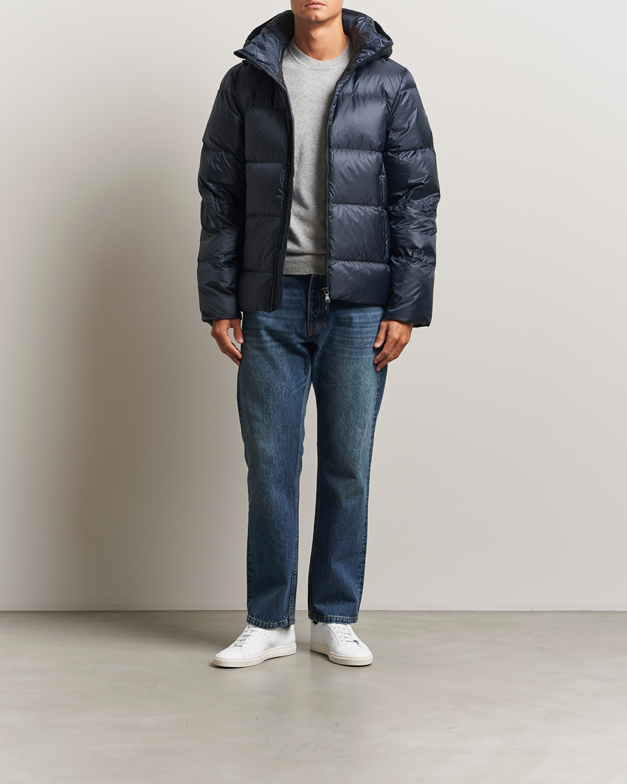 Homme | Manteaux Et Vestes | J.Lindeberg | Daryl Down Hooded Jacket Navy