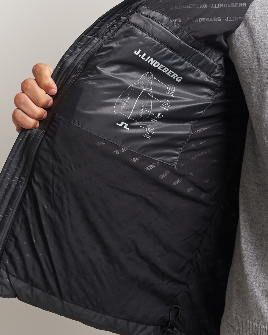 Homme | Manteaux Et Vestes | J.Lindeberg | Daryl Down Hooded Jacket Asphalt