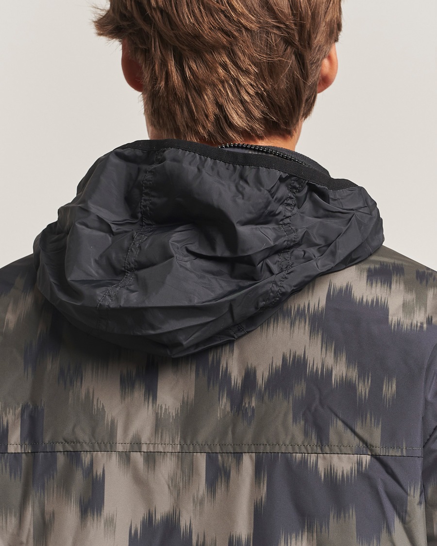 Homme | Manteaux Et Vestes | J.Lindeberg | Aiden 2L Padded Printed Field Jacket Wrap Forest