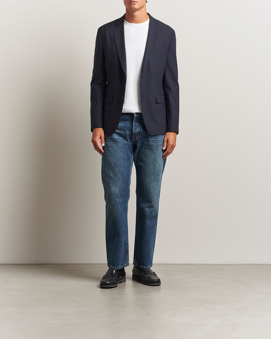 Homme | Blazers | J.Lindeberg | Hopper Bi Stretch Blazer Navy