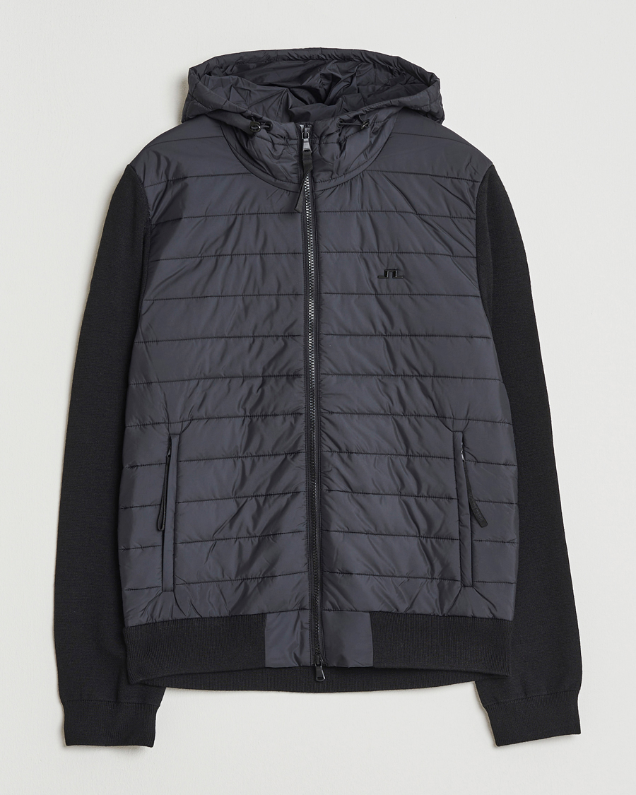 Homme | Manteaux Et Vestes | J.Lindeberg | Thorn Hooded Hybrid Jacket Black