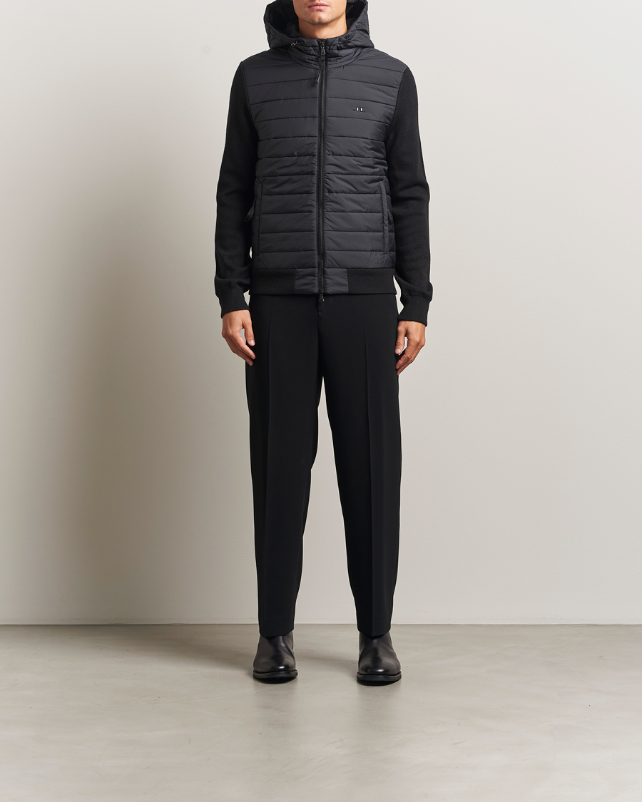Homme | Manteaux Et Vestes | J.Lindeberg | Thorn Hooded Hybrid Jacket Black