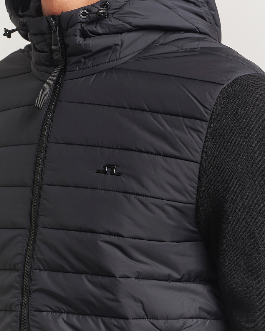 Homme | Manteaux Et Vestes | J.Lindeberg | Thorn Hooded Hybrid Jacket Black