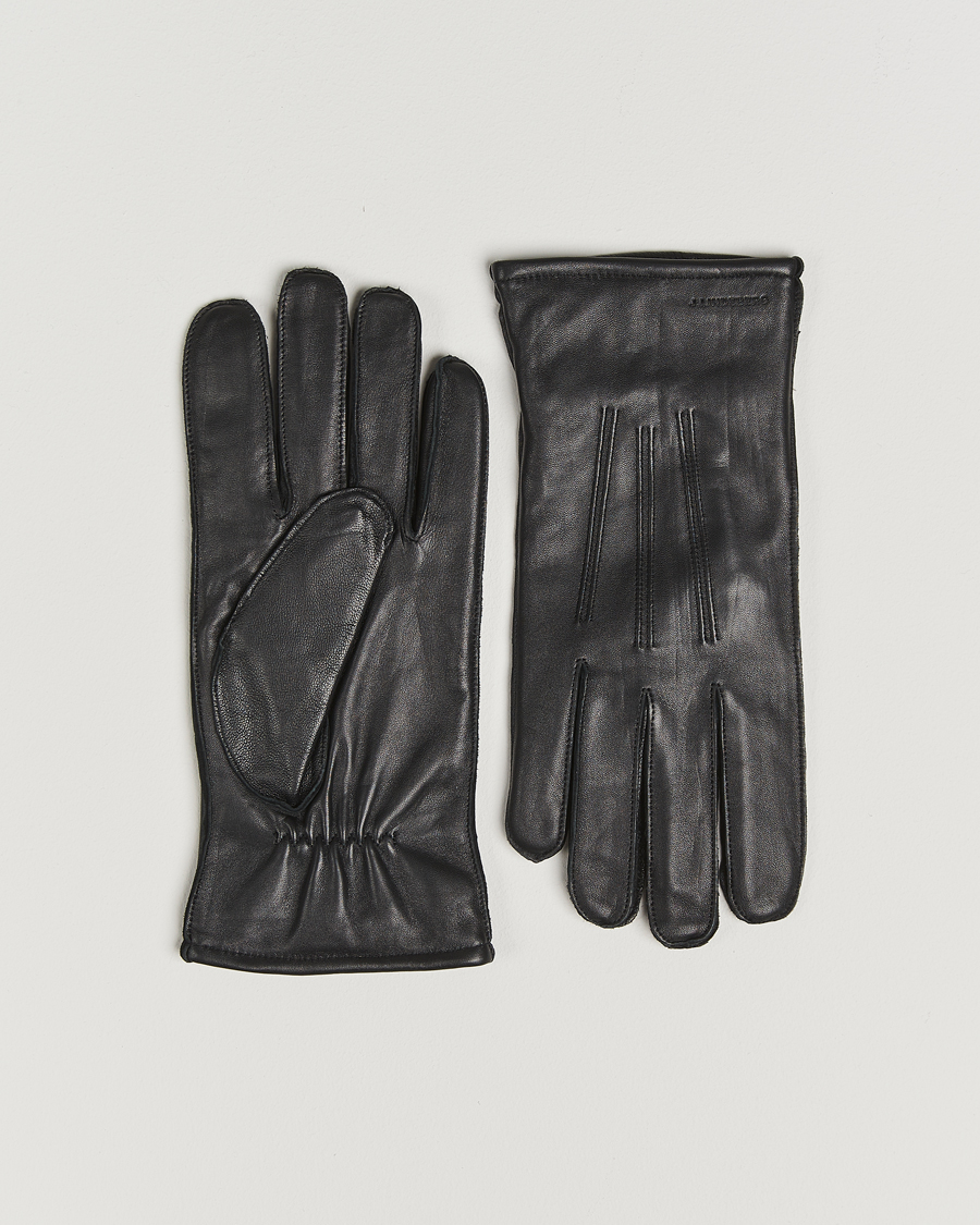 Homme | Gants | J.Lindeberg | Milo Leather Glove Black