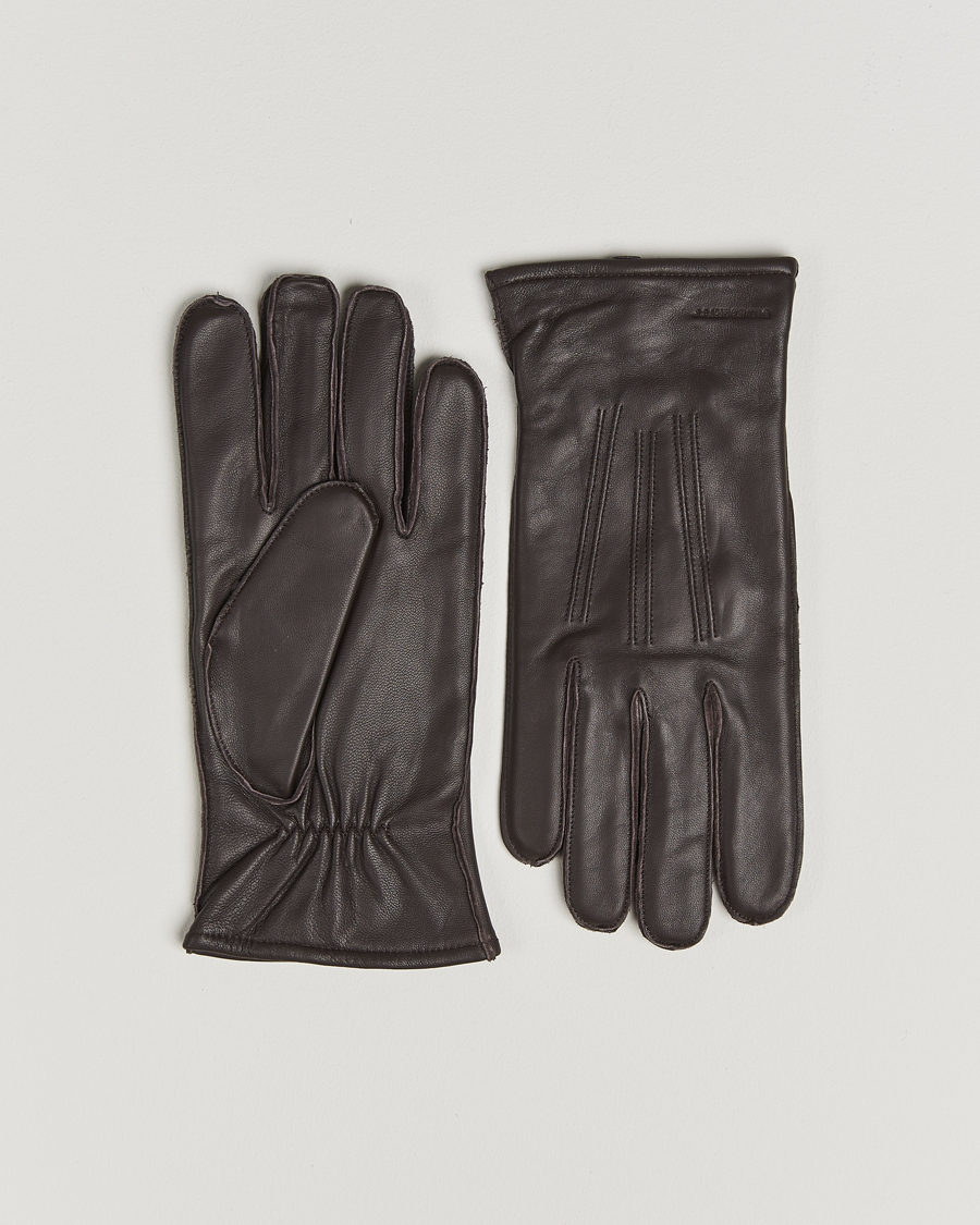 Homme | Gants | J.Lindeberg | Milo Leather Glove Mole
