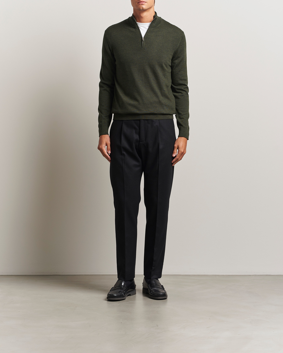 Homme | Pulls Et Tricots | NN07 | Sergio Merino Half Zip Dark Army