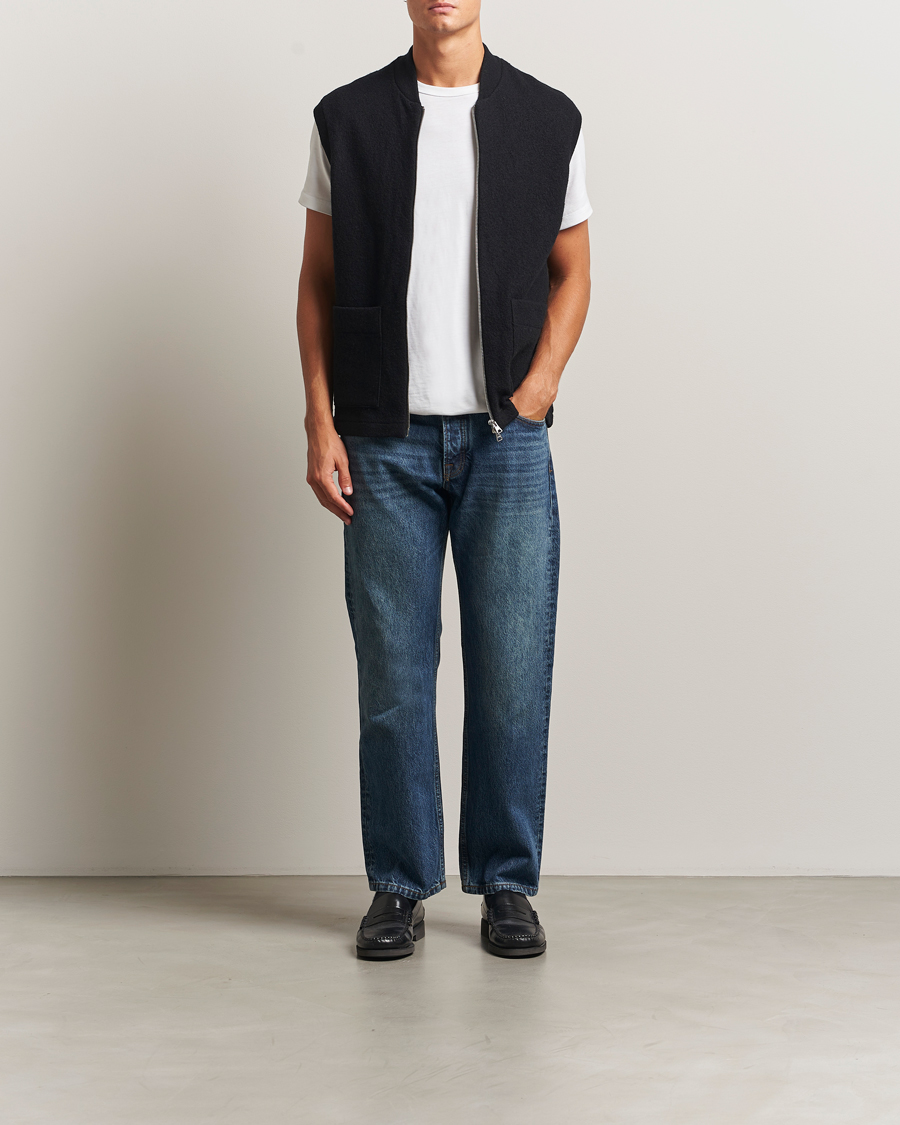 Homme | Pulls Et Tricots | NN07 | Boiled Wool Vest Black