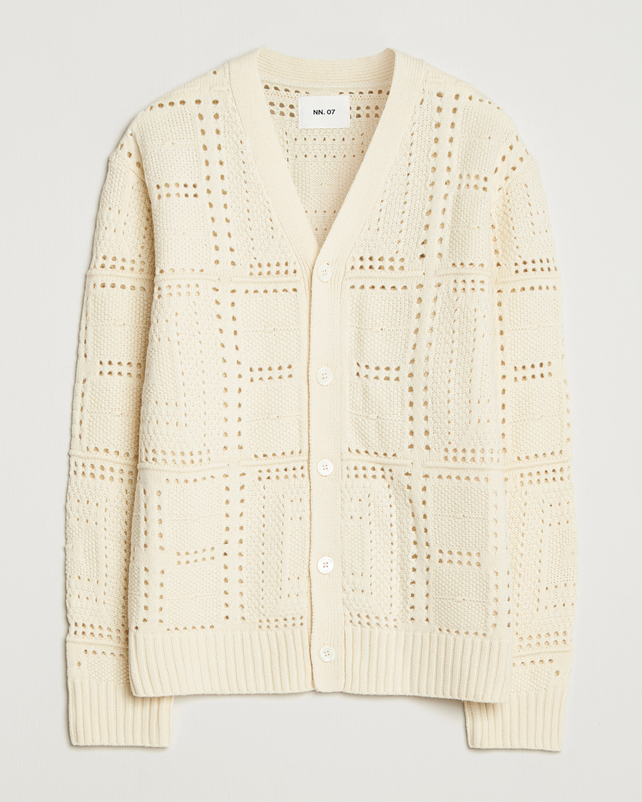 Homme | Pulls Et Tricots | NN07 | Tobias Knitted Cardigan Ivory