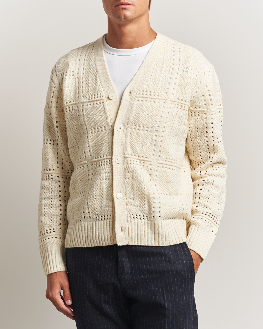 Homme | Pulls Et Tricots | NN07 | Tobias Knitted Cardigan Ivory