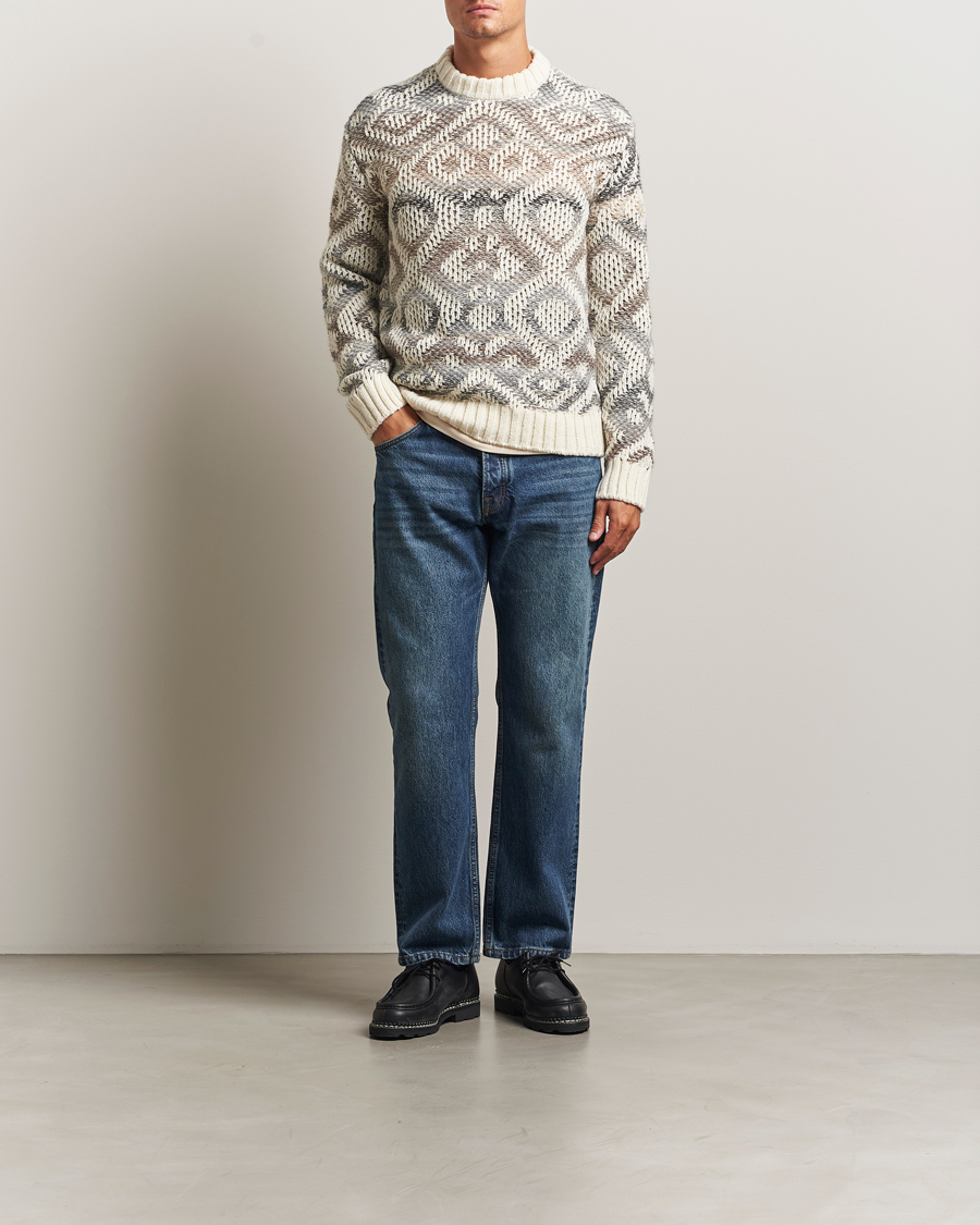 Homme | Pulls Et Tricots | NN07 | Brady Heavy Knitted Sweater Ivory Multi