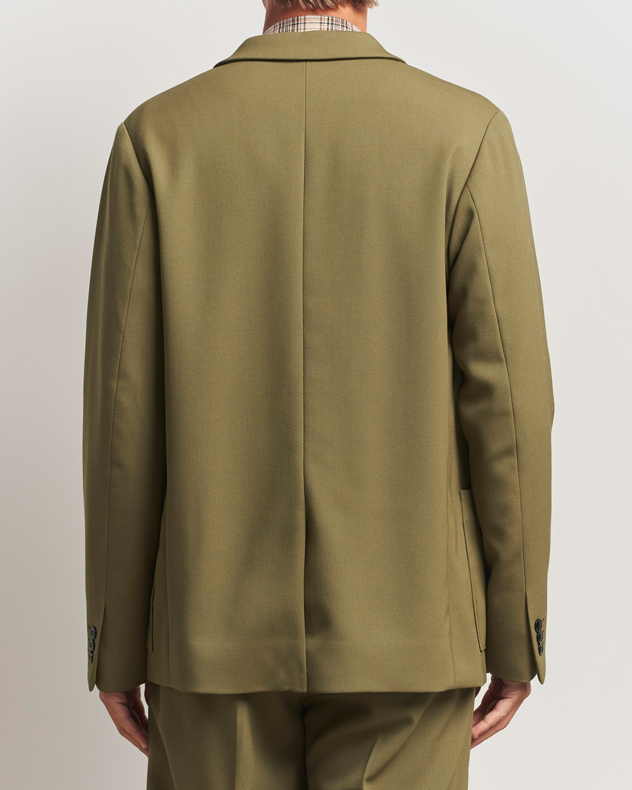Homme | Blazers | NN07 | Jordin Wool Double Breasted Blazer Firene Green
