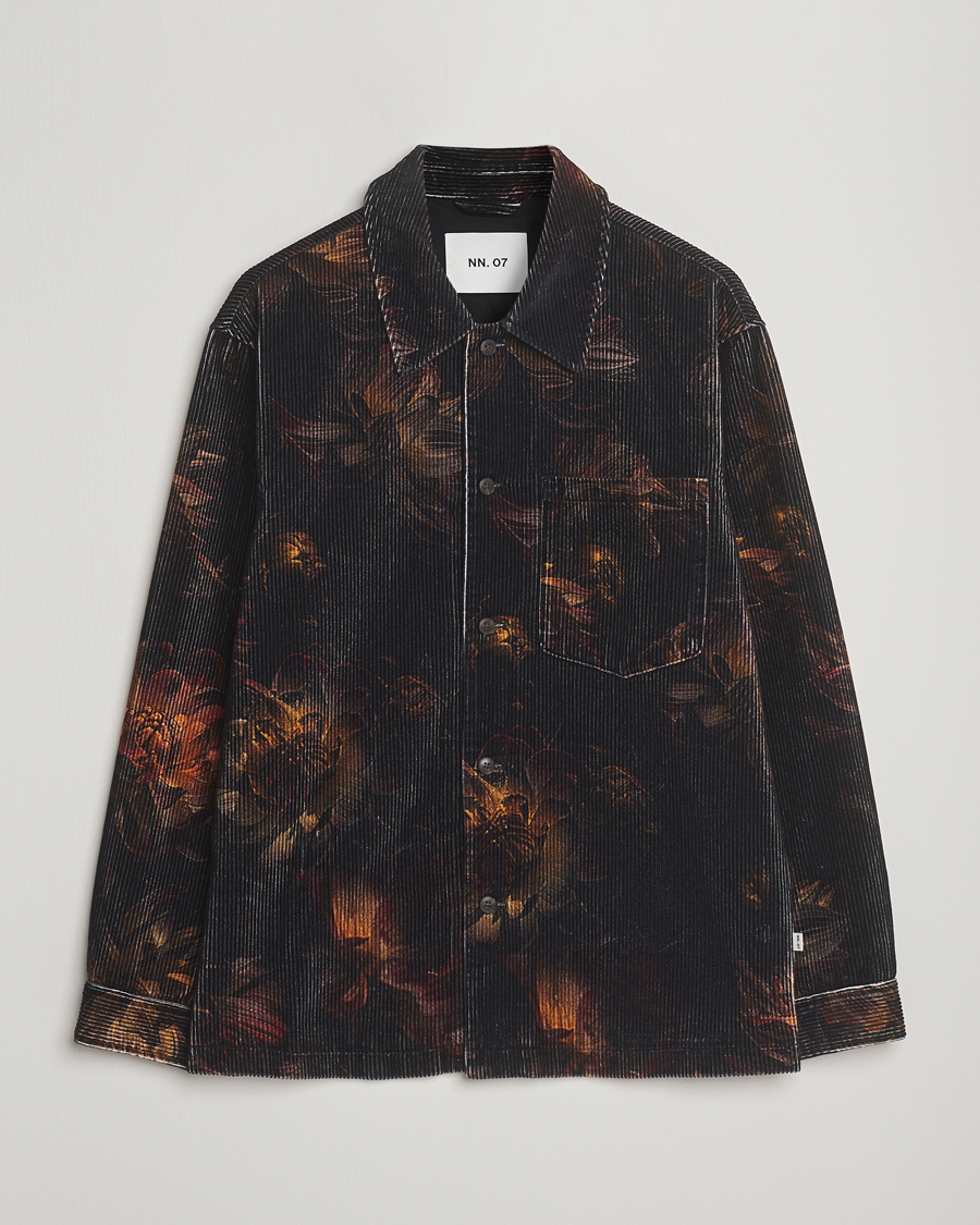 Homme | Chemises | NN07 | Blaze Printed Corduroy Overshirt Multi