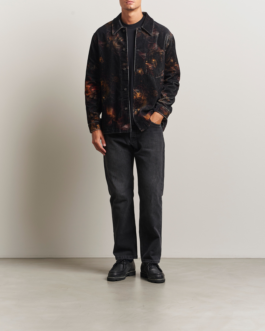 Homme | Chemises | NN07 | Blaze Printed Corduroy Overshirt Multi