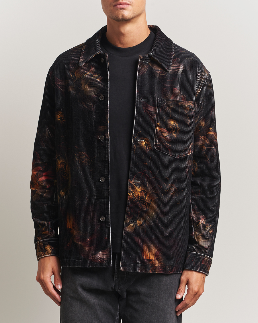 Homme | Chemises | NN07 | Blaze Printed Corduroy Overshirt Multi
