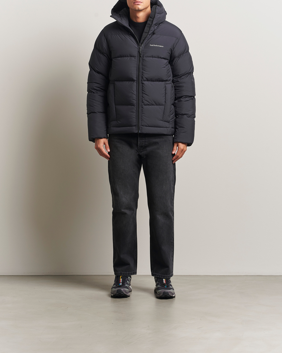 Homme | Manteaux Et Vestes | Peak Performance | Rivel Down Hooded Jacket Black
