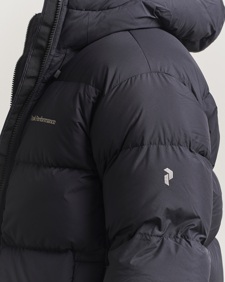 Homme | Manteaux Et Vestes | Peak Performance | Rivel Down Hooded Jacket Black