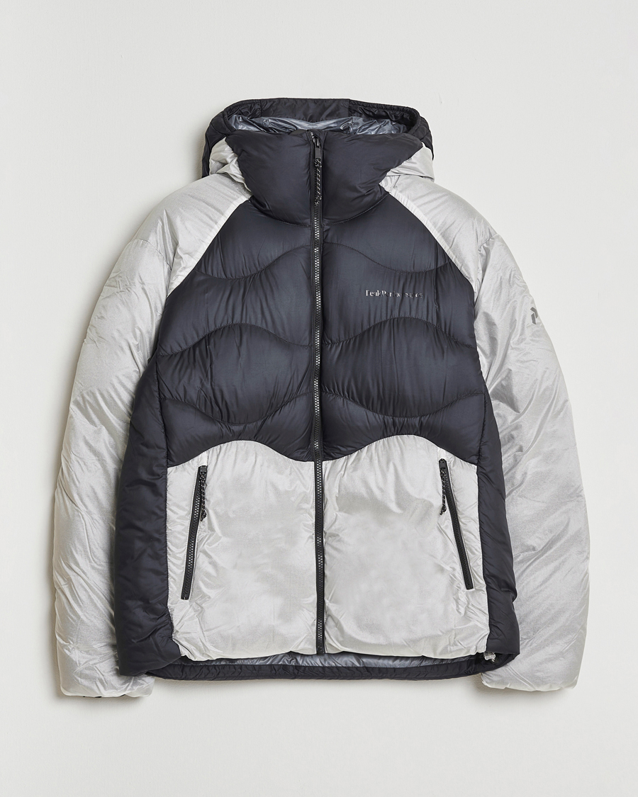 Homme | Manteaux Et Vestes | Peak Performance | Helium Diamond Fused Hooded Down Jacket Black/Antarctica