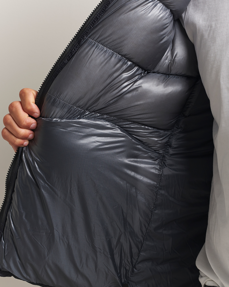 Homme | Manteaux Et Vestes | Peak Performance | Helium Diamond Fused Hooded Down Jacket Black/Antarctica