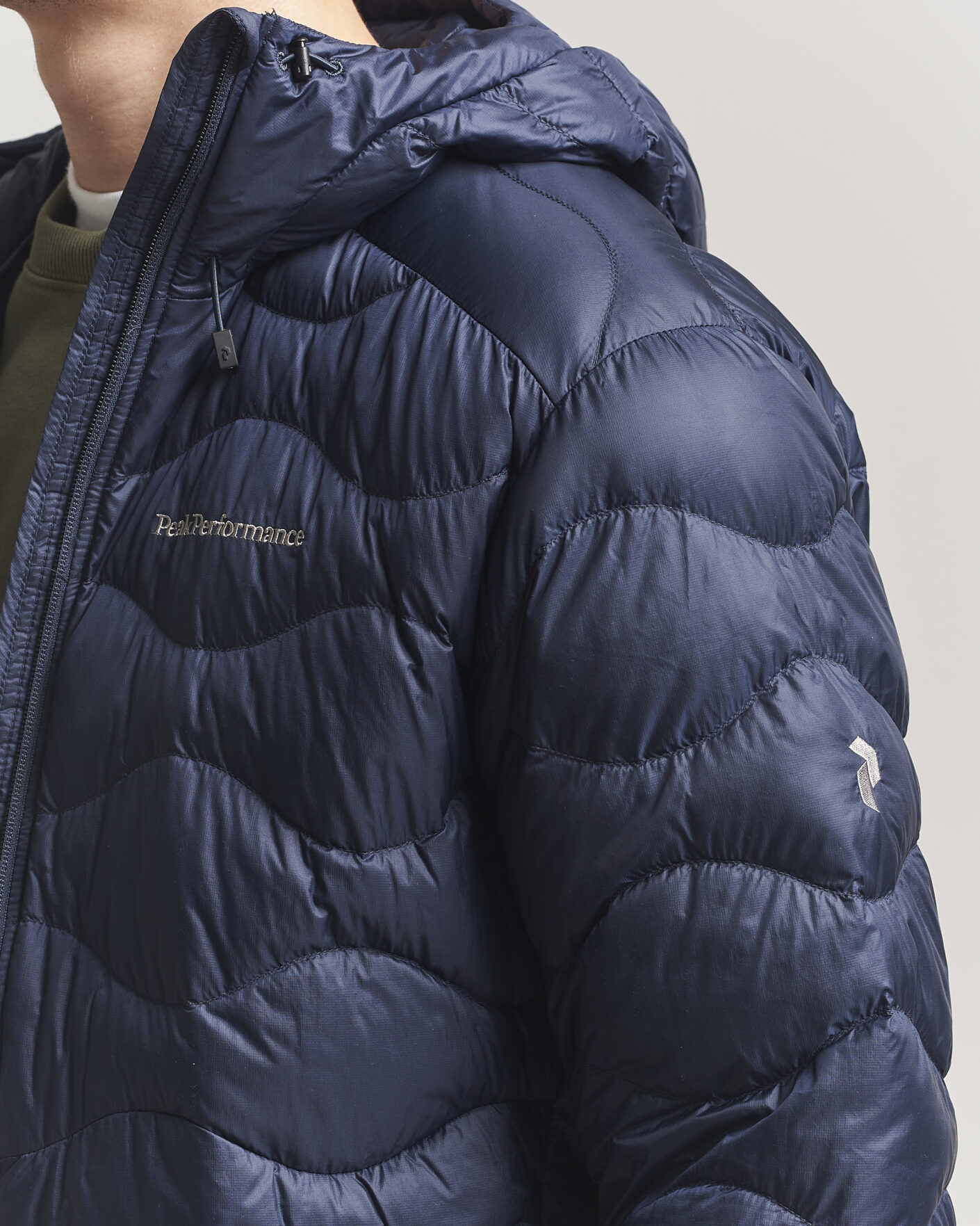 Homme | Manteaux Et Vestes | Peak Performance | Helium Down Hooded Jacket Blue Shadow
