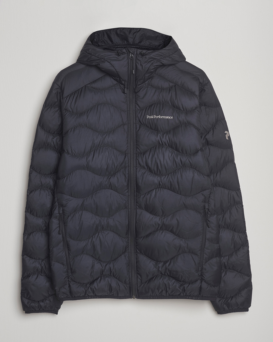 Homme | Manteaux Et Vestes | Peak Performance | Helium Down Hooded Jacket Black