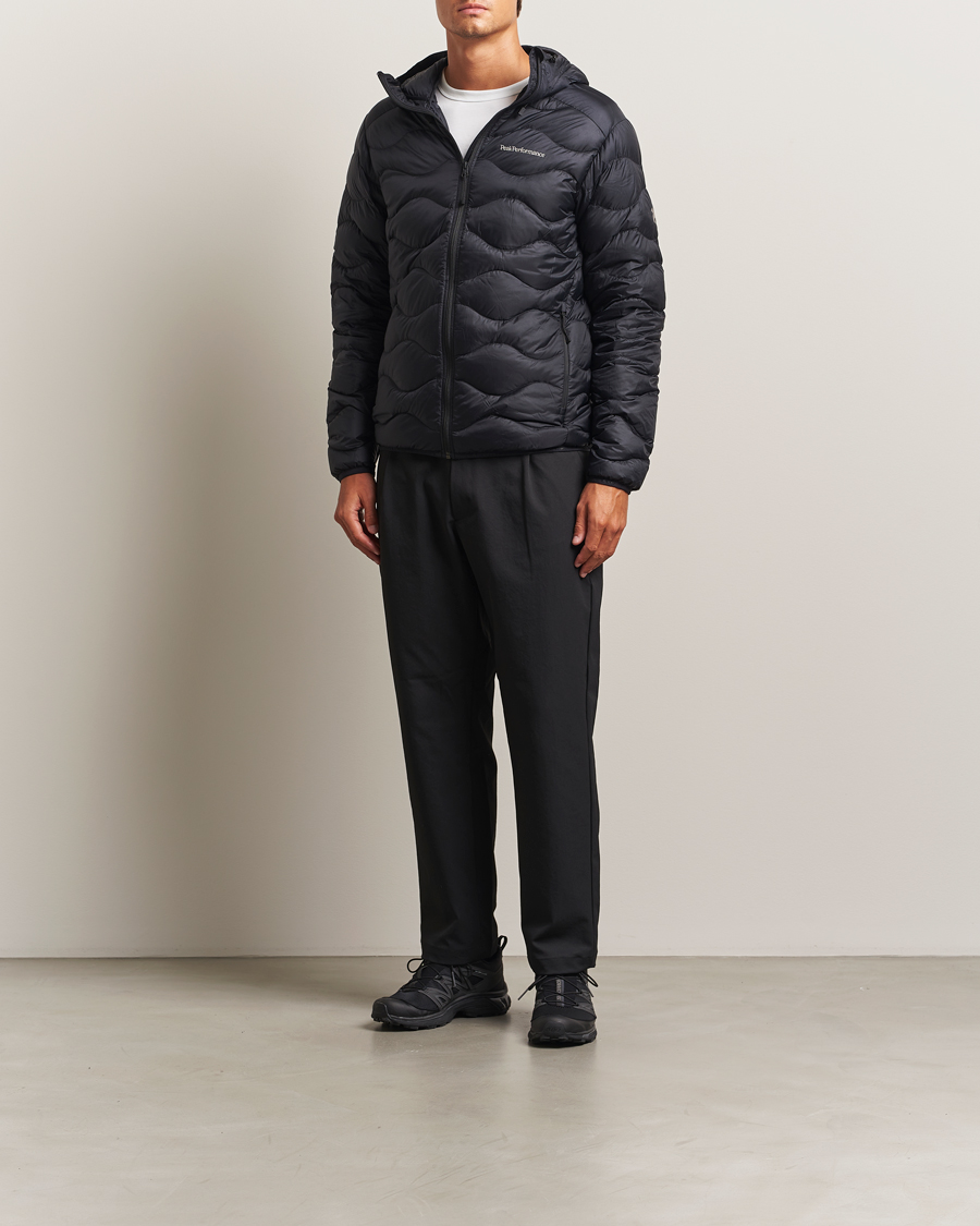 Homme | Manteaux Et Vestes | Peak Performance | Helium Down Hooded Jacket Black