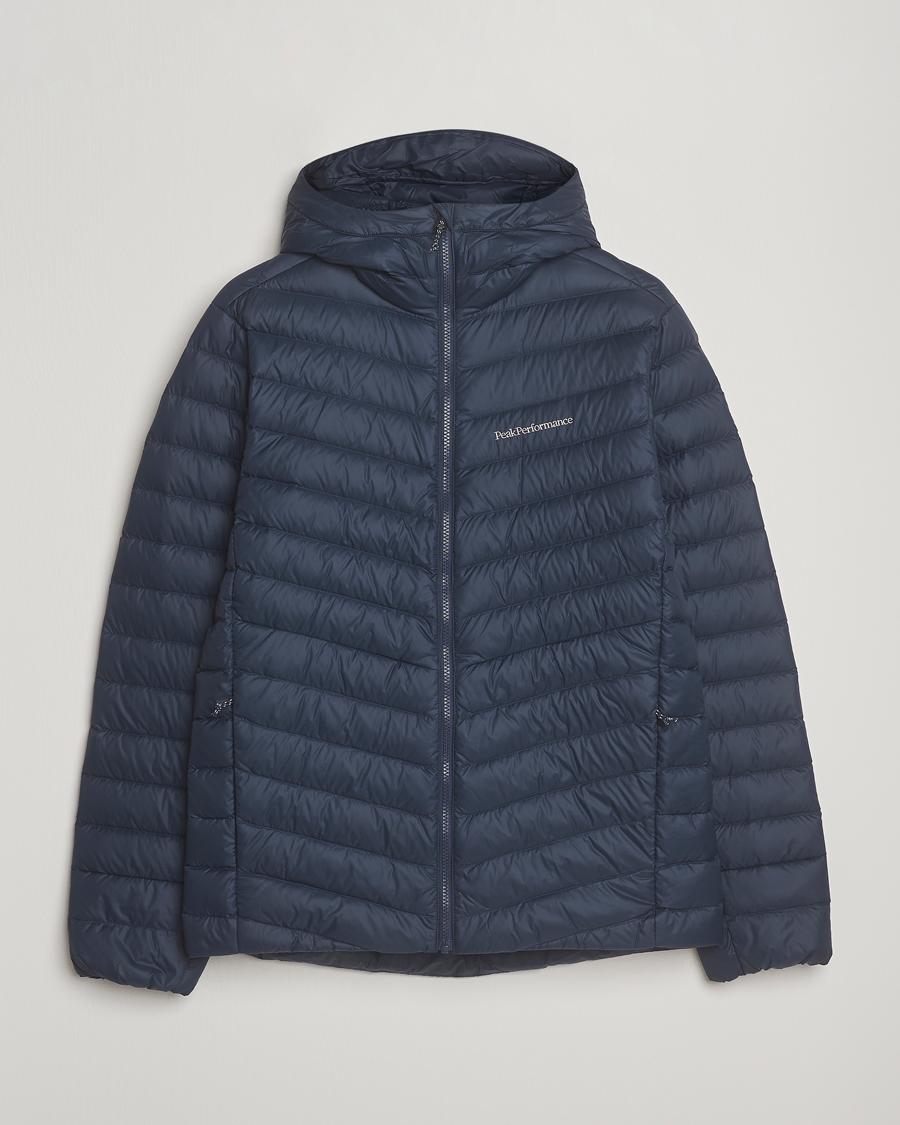Homme | Manteaux Et Vestes | Peak Performance | Frost Down Hooded Jacket Blue Shadow