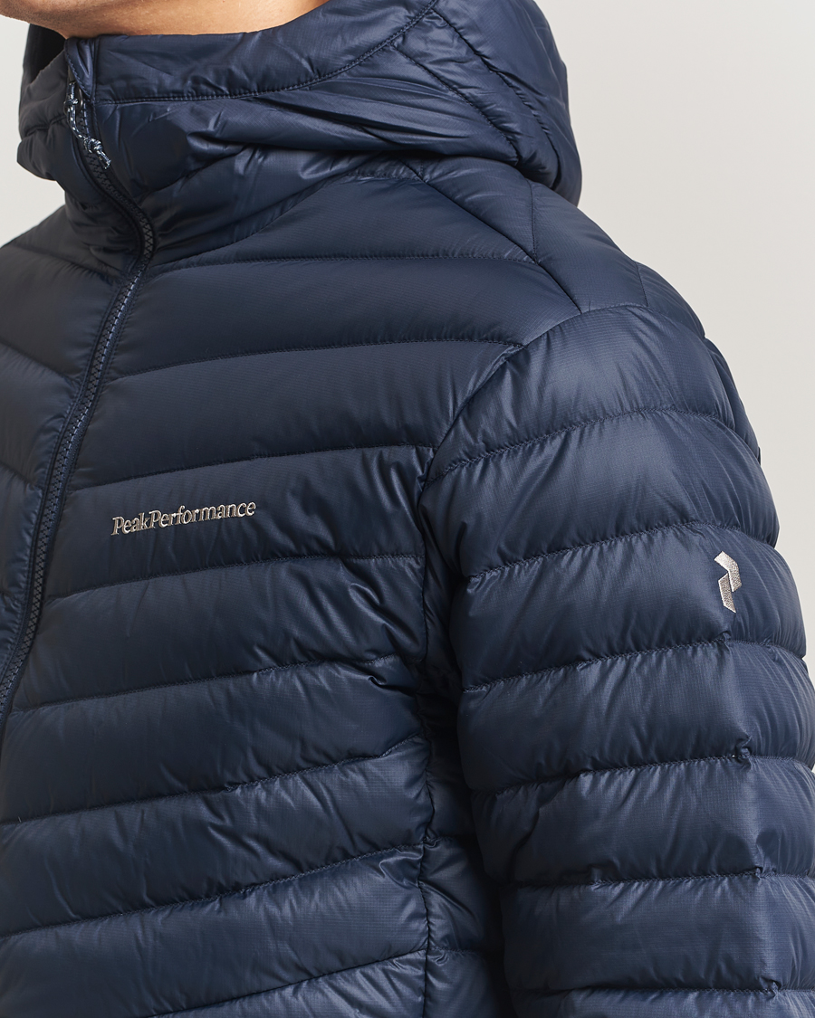 Homme | Manteaux Et Vestes | Peak Performance | Frost Down Hooded Jacket Blue Shadow
