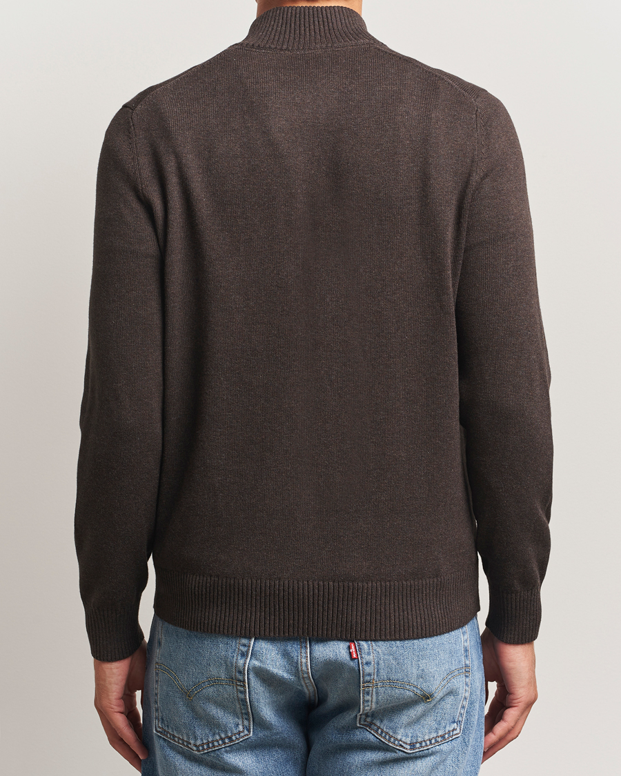 Homme | Pulls Et Tricots | Morris | Darmon Half Zip Brown