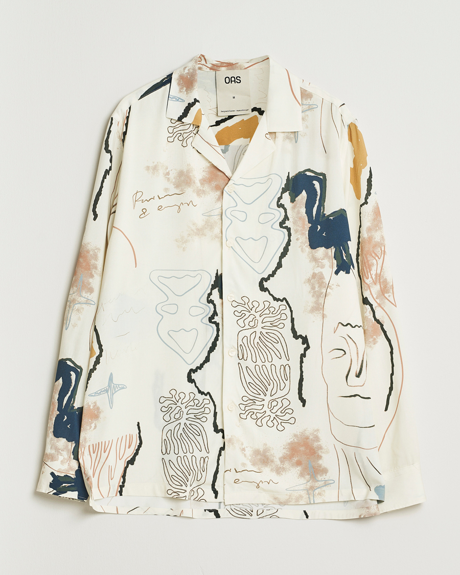 Homme | Chemises | OAS | Brillo Viscose Shirt Beige