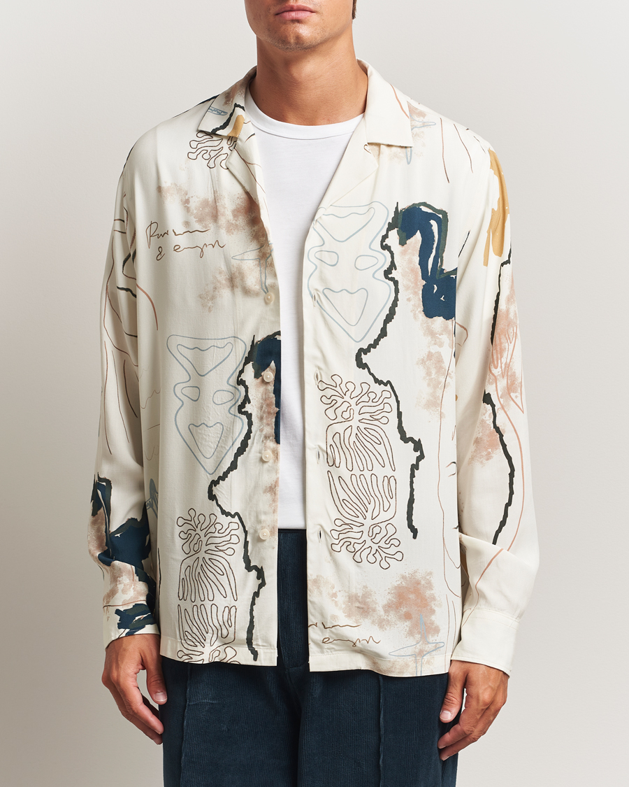 Homme | Chemises | OAS | Brillo Viscose Shirt Beige