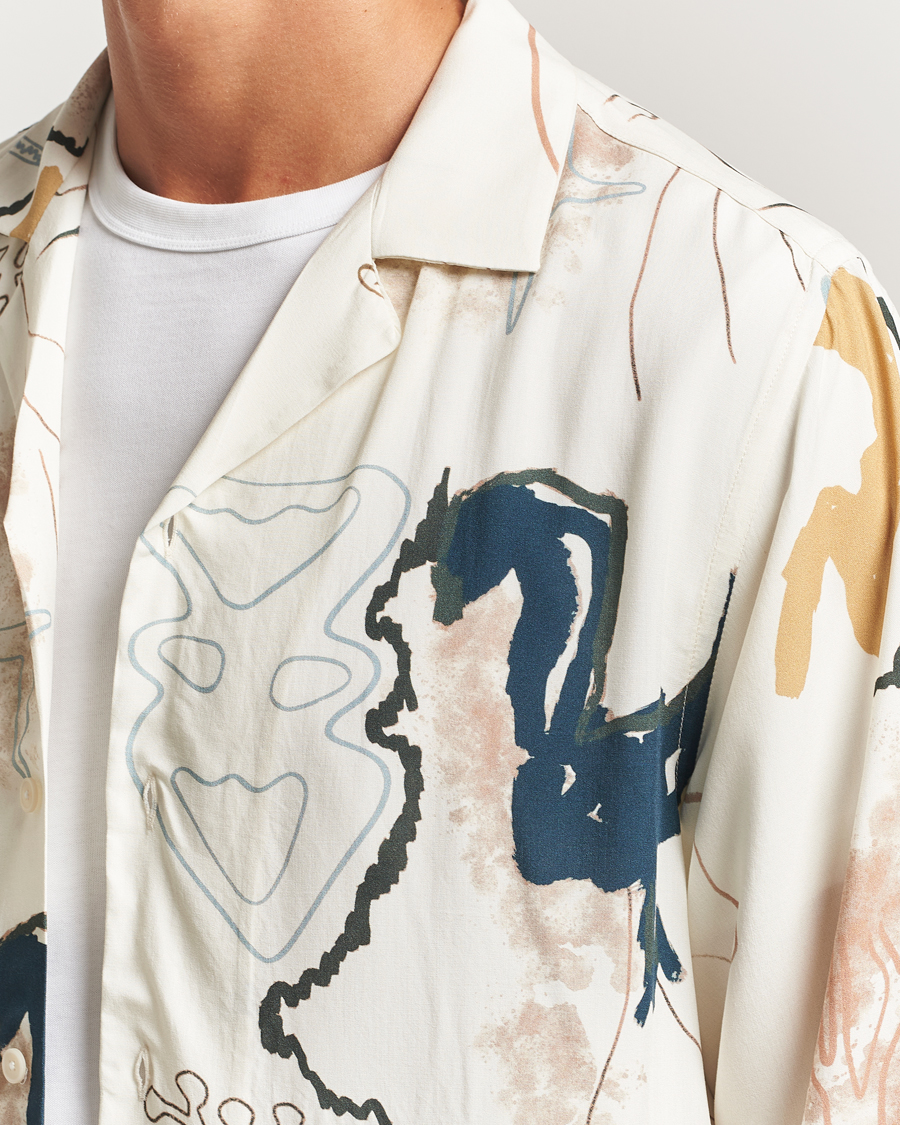 Homme | Chemises | OAS | Brillo Viscose Shirt Beige