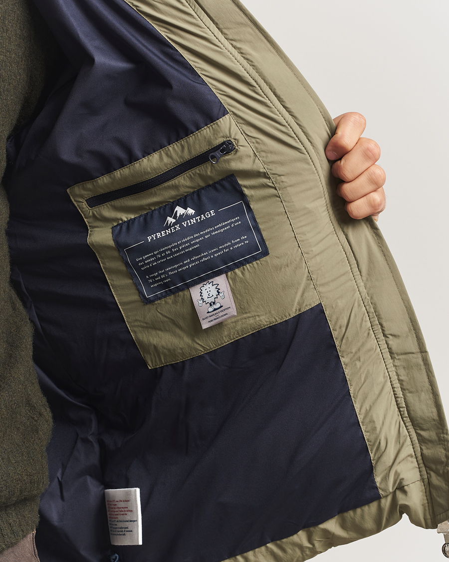 Homme | Manteaux Et Vestes | Pyrenex | Retro Sten Hooded Puffer Jacket Mermaid