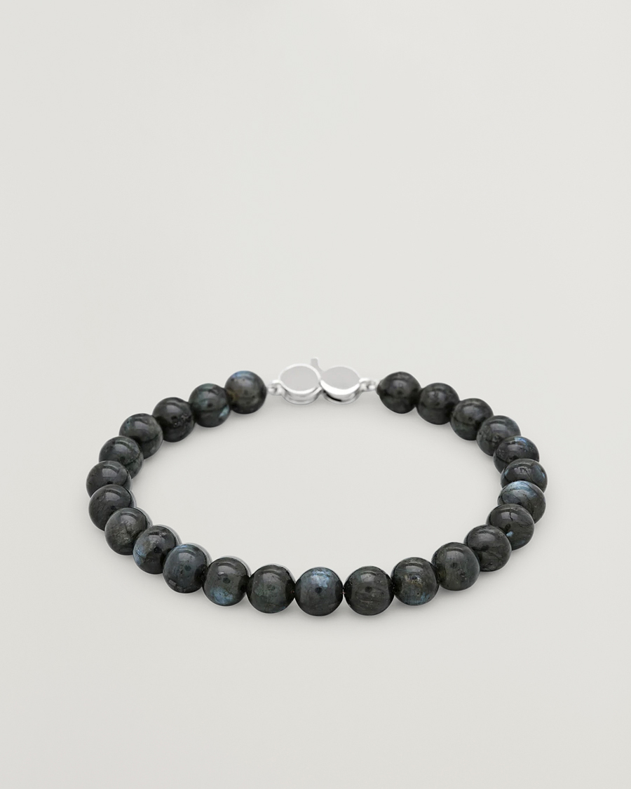 Homme | Bijoux | Tom Wood | Cove Bracelet Black Larvikite