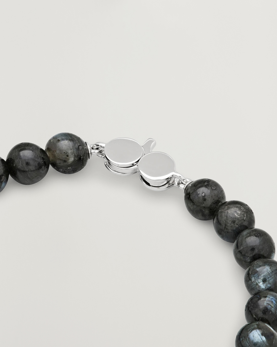 Homme | Bijoux | Tom Wood | Cove Bracelet Black Larvikite