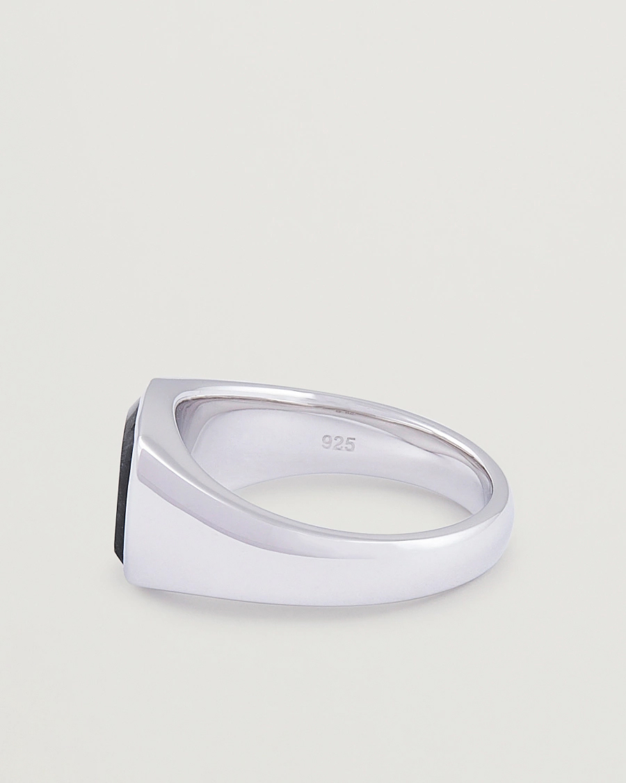 Homme | Bijoux | Tom Wood | Kay Ring Black Larvikite