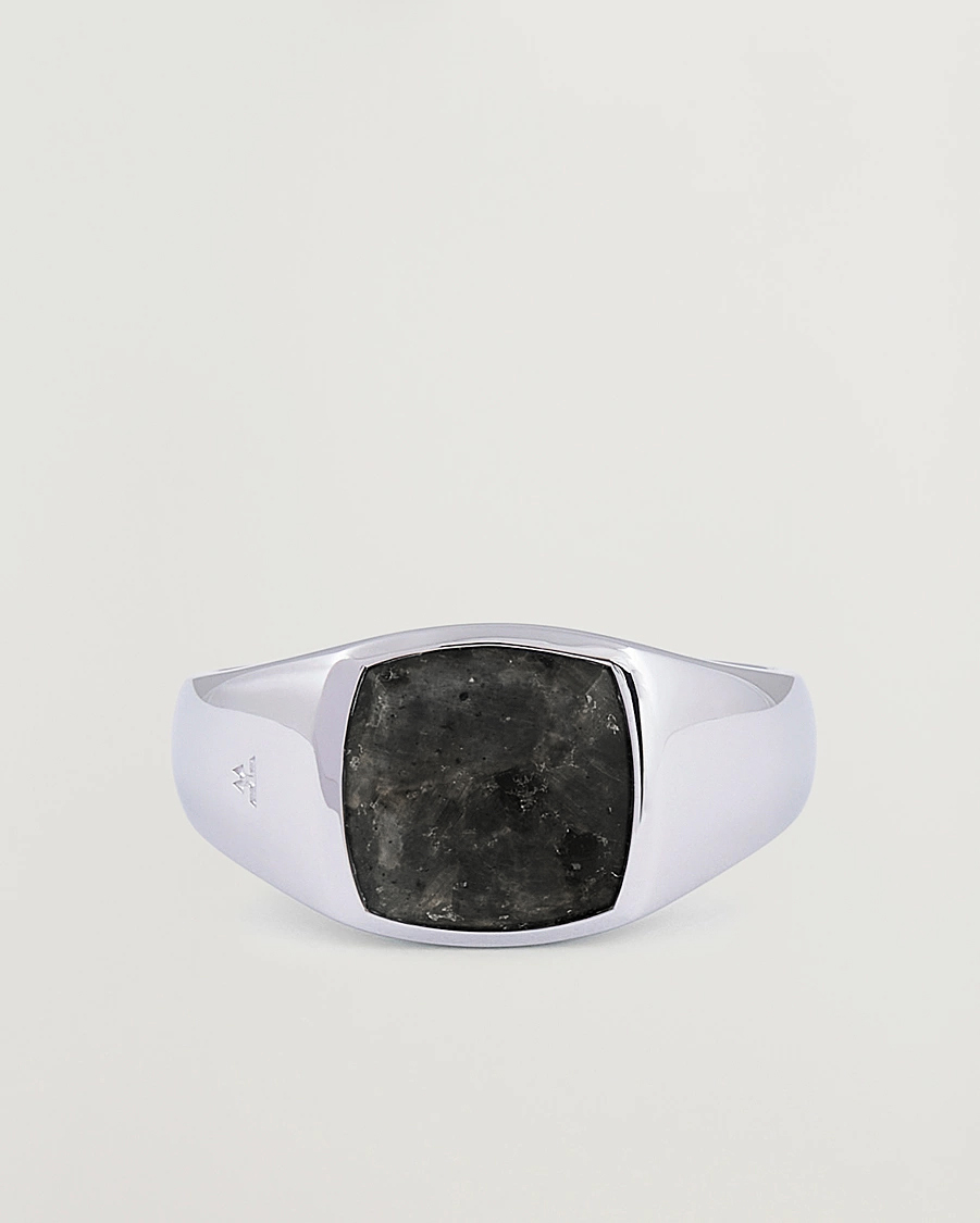 Homme | Bijoux | Tom Wood | Kay Ring Black Larvikite