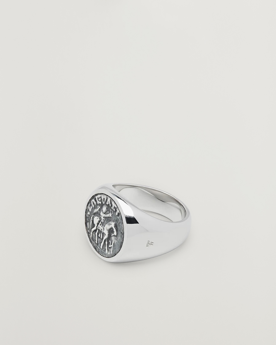Homme | Bijoux | Tom Wood | Coin Pinky Ring Silver
