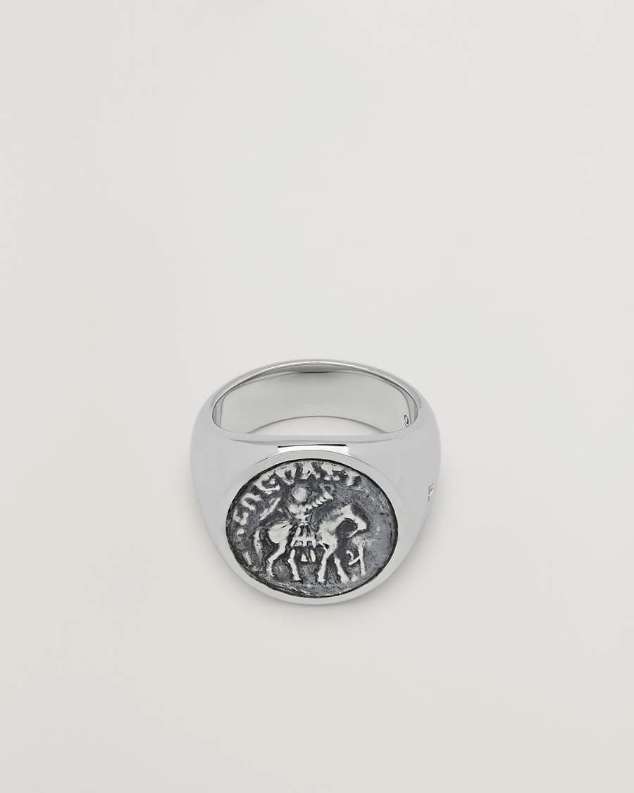Homme | Bijoux | Tom Wood | Coin Pinky Ring Silver