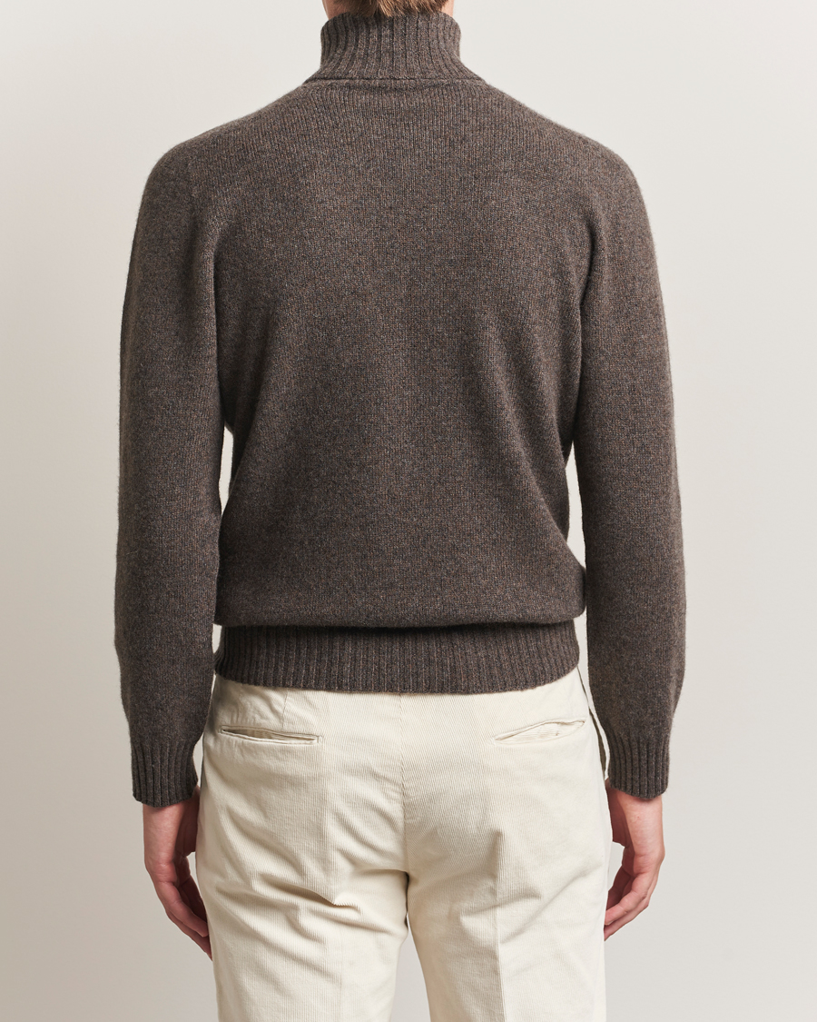 Homme | Pulls Et Tricots | Altea | Wool/Cashmere Rollneck Dark Brown Melange