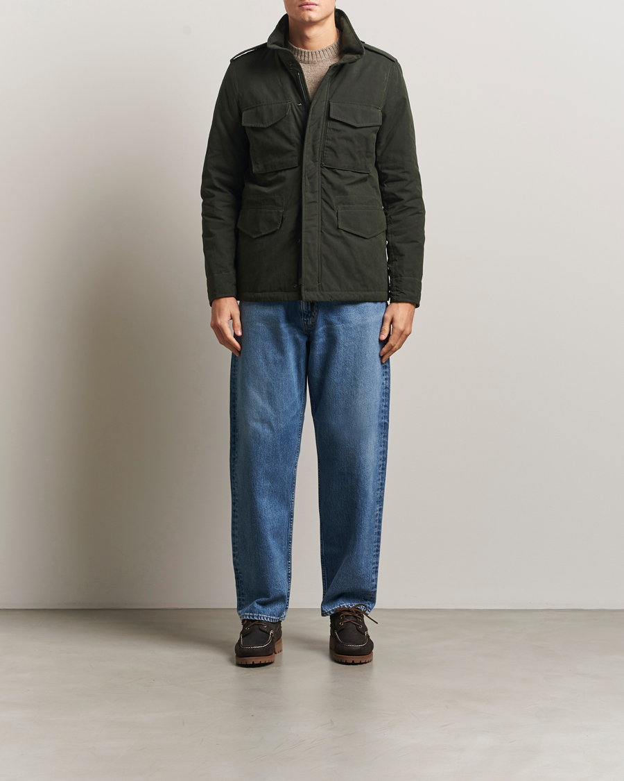 Homme | Manteaux Et Vestes | Aspesi | Minifield Cotton Field Jacket Military