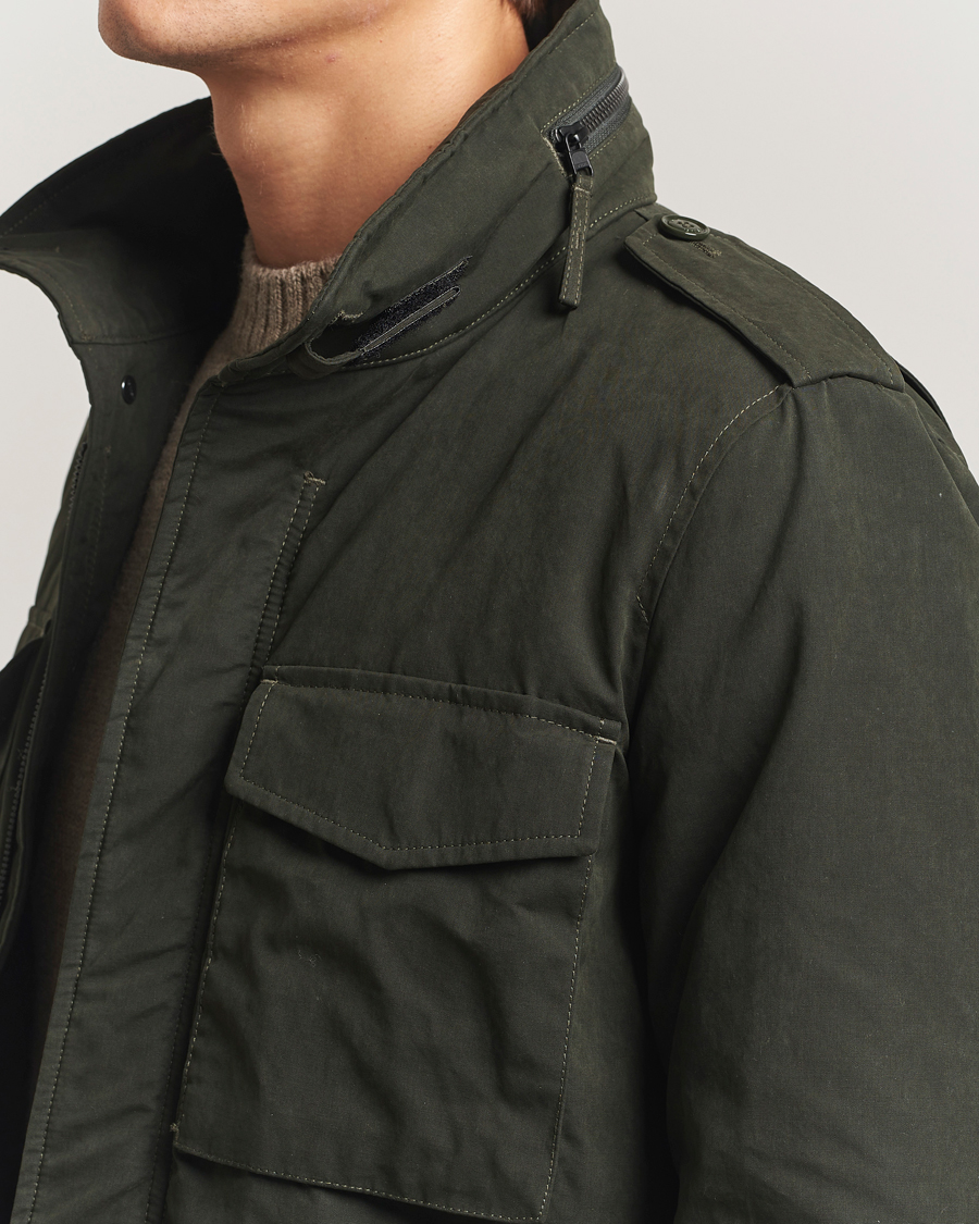 Homme | Manteaux Et Vestes | Aspesi | Minifield Cotton Field Jacket Military