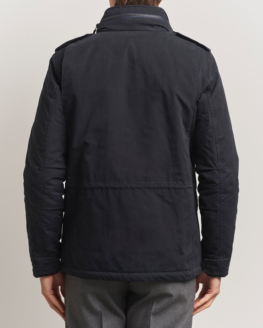 Homme | Manteaux Et Vestes | Aspesi | Minifield Cotton Field Jacket Navy
